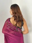 NEW ARRIVAL FENDY CHIFFON DIAMOND CUT DANA JHARKAN WORK WITH HANDWORK SEQUNCE BUTTA WORK SAREE WITH UNSTITCHED BLOUSE WEDDING WEAR WHOLESALE PRICE ETHNIC GARMENT (14).webp