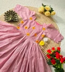 NEW ARRIVAL KOTA CHEX SILK HAND WORK ONE PIECE DAILY WEAR WHOLESALE PRICE ETHNIC GARMENT (11)