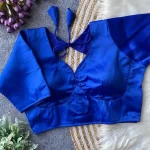 NEW ARRIVAL MALAI SATIN PLAIN READY TO WEAR BLOUSE FESTIVE WEAR WHOLESALE PRICE ETHNIC GARMENT (10)