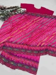 NEW ARRIVAL NATURAL SILK DIGITAL PRINT AND REAL MIRROR HAND WORK GOWN SAREE DAILY WEAR WHOLESALE PRICE ETHNIC GARMENT (3)