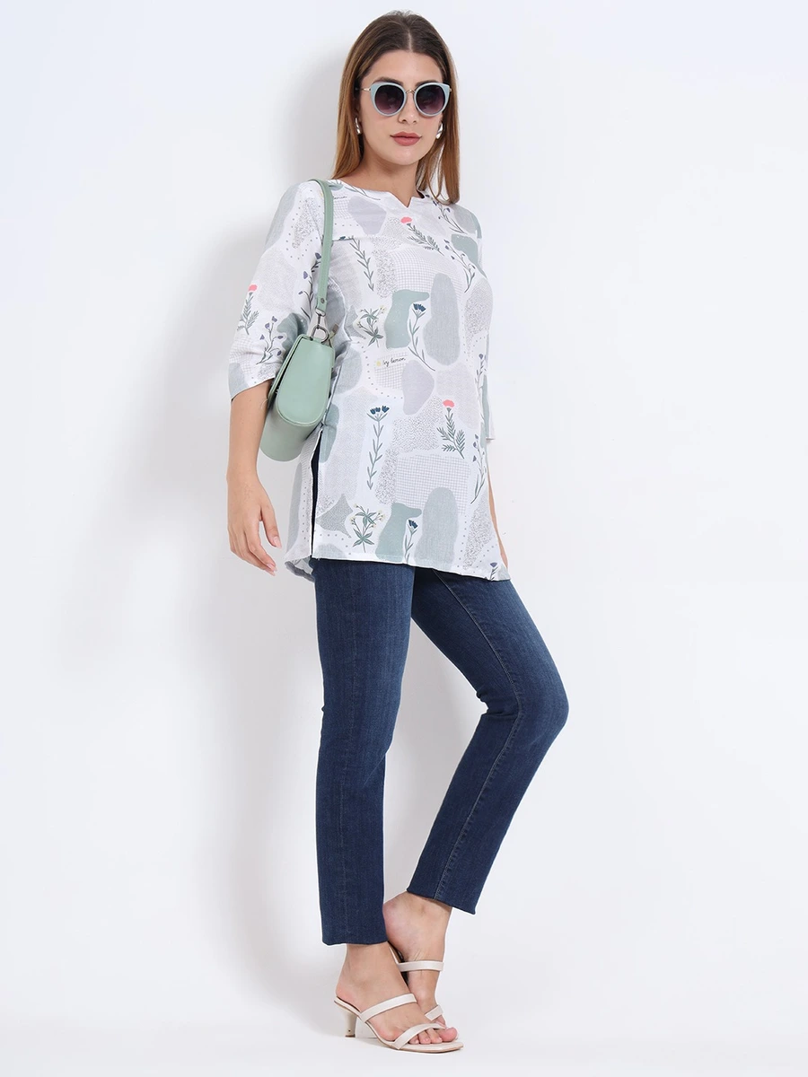 NEW ARRIVAL RAYON DIGITAL PRINT WORK ONLY TOP DAILY WEAR WHOLESALE PRICE ETHNIC GARMENT (6)