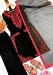 NEW ARRIVAL VELVET EMBROIDERY WORK TOP PALAZZO WITH DUPATTA FESTIVE WEAR WHOLESALE PRICE ETHNIC GARMENT (4)
