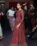 RICH LOOK GEORGETTE EMBROIDERY SEQUENCE WORK ANARKALI BOTTOM WITH DUPATTA FESTIVE WEAR WHOLESALE PRICE ETHNIC GARMENT (4)