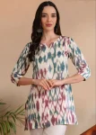 RICH LOOK RAYON DIGITAL PRINT WORK SHORT KURTI OFFICE WEAR WHOLESALE PRICE ETHNIC GARMENT (3)