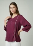 TRENDING DELTA SILK BUTTON LINING WORK ONLY TOP DAILY WEAR WHOLESALE PRICE ETHNIC GARMENT (2)