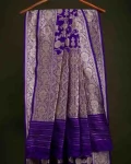 TRENDING LICHI SILK JACQUARD WORK SAREE WITH UNSTITCHED BLOUSE FESTIVE WEAR WHOLESALE PRICE ETHNIC GARMENT (2)