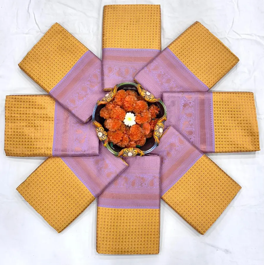 TRENDING LICHI SILK JACQUARD WORK SAREE WITH UNSTITCHED BLOUSE SAREE WITH UNSTITCHED BLOUSE DAILY WEAR WHOLESALE PRICE ETHNIC GARMENT (1)