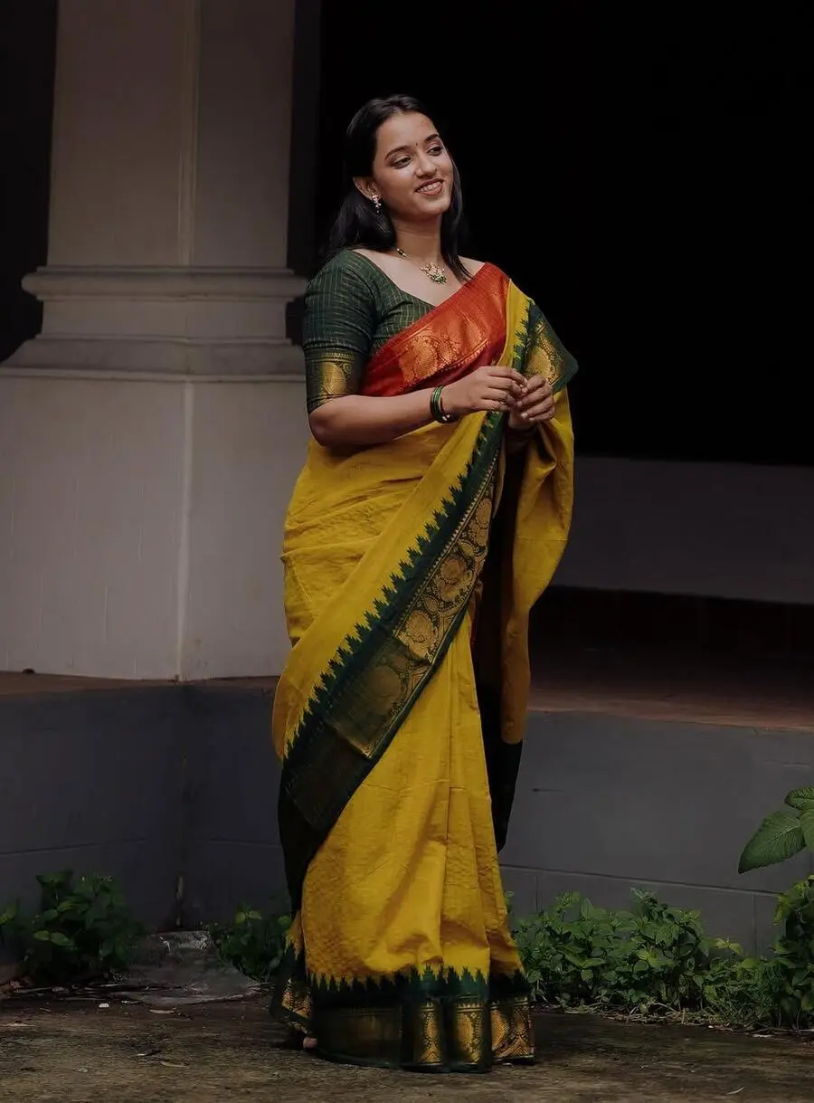 TRENDING LICHI SILK JACQUARD WORK SAREE WITH UNSTITCHED BLOUSE SAREE WITH UNSTITCHED BLOUSE FESTIVE WEAR WHOLESALE PRICE ETHNIC GARMENT (3)