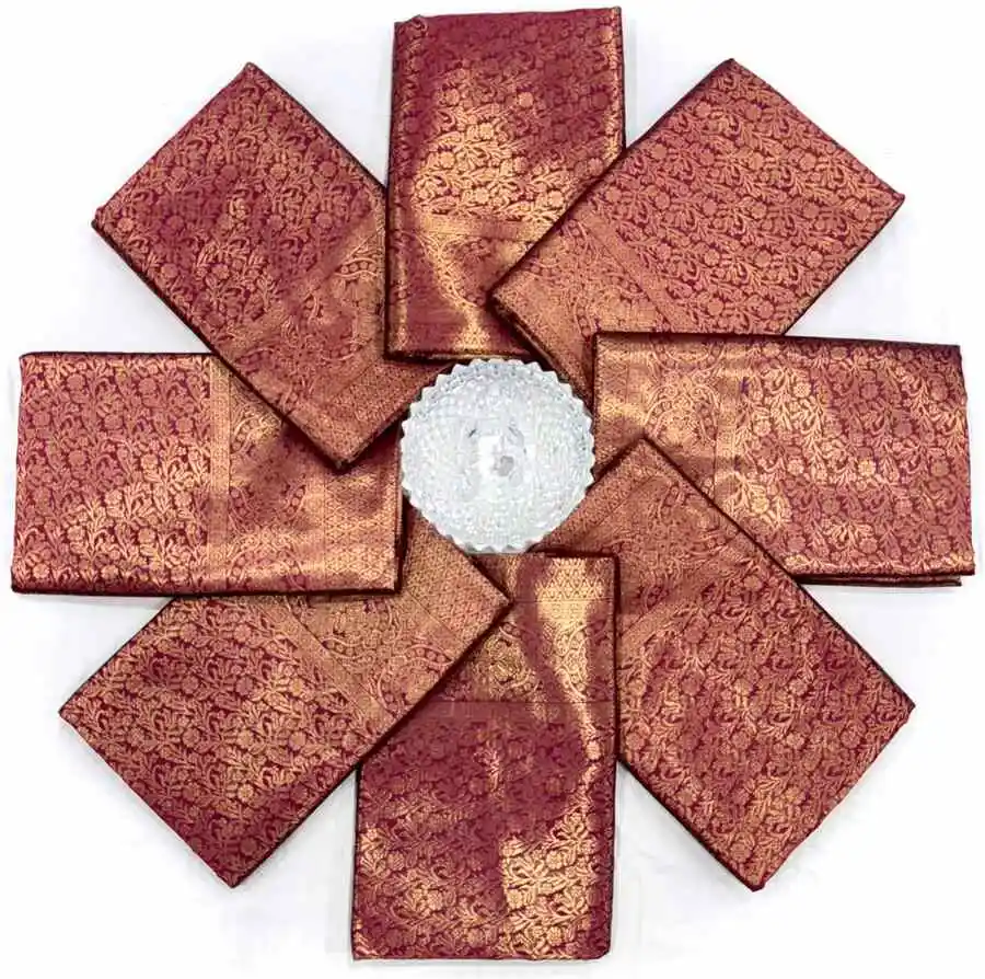 TRENDING LICHI SILK JACQUARD WORK SAREE WITH UNSTITCHED BLOUSE SAREE WITH UNSTITCHED BLOUSE FESTIVE WEAR WHOLESALE PRICE ETHNIC GARMENT (6)