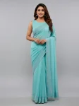 14MODERN GEORGETTE HOTFIX WORK SAREE WITH UNSTITCHED BLOUSE PARTY WEAR WHOLESALE PRICE ETHNIC GARMENT (31)