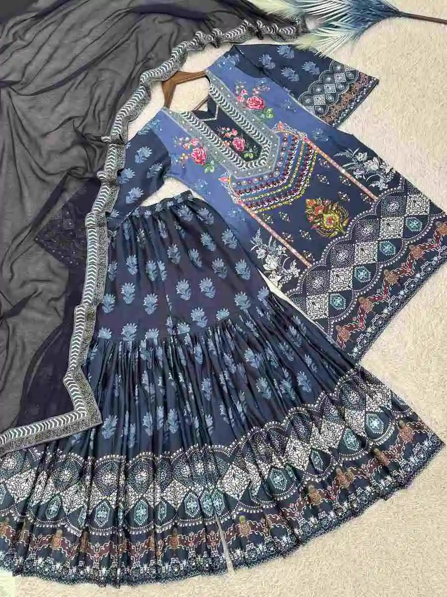 16DESIGNER CHINON SILK DIGITAL PRINT WORK WITH REAL MIRROR AND STONE HAND WORK TOP SHARARA WITH DUPATTA FESTIVE WEAR WHOLESALE PRICE ETHNIC GARMENT (4).jpg.webp