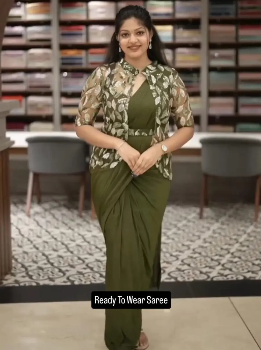 1FANCY CHINON SILK PLAIN READY TO WEAR SAREE AND BLOUSE WITH MULTI-THREAD EMBROIDERY SEQUENCE WORK KOTI PARTY WEAR WHOLESALE PRICE ETHNIC GARMENT (13)