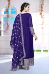 1FANCY GEORGETTE CHAIN WORK GOWN WITH DUPATTA FESTIVE WEAR WHOLESALE PRICE ETHNIC GARMENT (9)