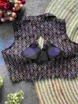1FANCY PURE COTTON AJRAKH PRINT WORK STITCHED BLOUSE FESTIVE WEAR WHOLESALE PRICE ETHNIC GARMENT (5)