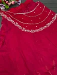 1MODERN FENDY SATIN EMBROIDERY SEQUENCE WORK LEHENGA CHOLI WITH DUPATTA PARTY WEAR WHOLESALE PRICE ETHNIC GARMENT (3)