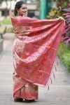 1MODERN SOFT SILK NYLON ZARI WAVING WITH MEENA KARI BORDER , 3D PALLU WORK SAREE WITH UNSTITCHED BLOUSE FESTIVE WEAR WHOLESALE PRICE ETHNIC GARMENT (4).webp