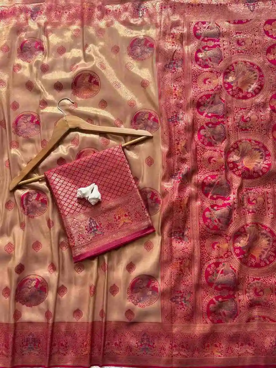 1MODERN SOFT SILK NYLON ZARI WAVING WITH MEENA KARI BORDER , 3D PALLU WORK SAREE WITH UNSTITCHED BLOUSE FESTIVE WEAR WHOLESALE PRICE ETHNIC GARMENT (7).jpg.webp