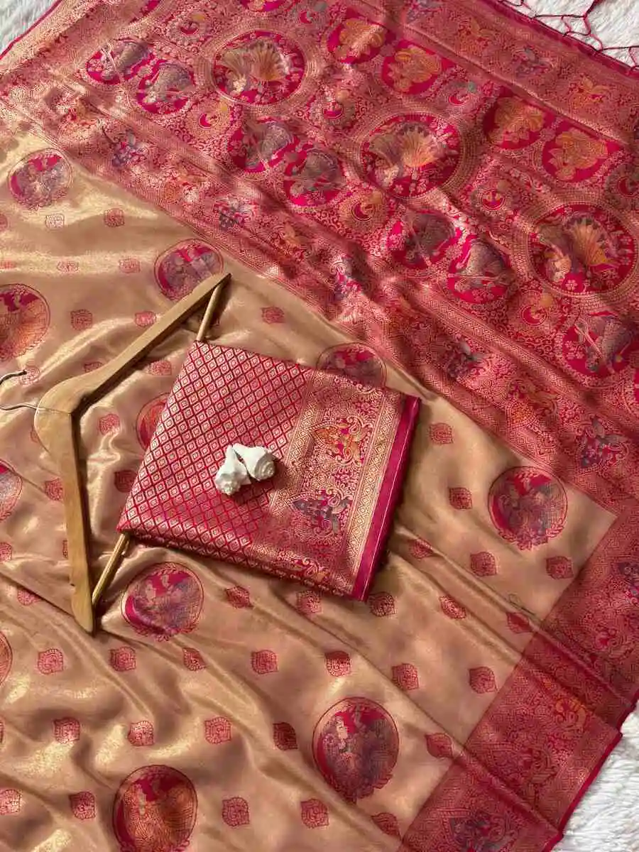 1MODERN SOFT SILK NYLON ZARI WAVING WITH MEENA KARI BORDER , 3D PALLU WORK SAREE WITH UNSTITCHED BLOUSE FESTIVE WEAR WHOLESALE PRICE ETHNIC GARMENT (8).jpg.webp