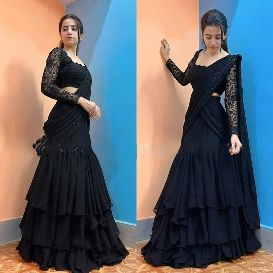 1NEW ARRIVAL GEORGETTE EMBROIDERY SEQUENCE WORK WITH RUFFLE WORK LEHENGA SAREE CHOLI WITH ATTACHED DUPATTA FESTIVE WEAR WHOLESALE PRICE ETHNIC GARMENT (14).webp