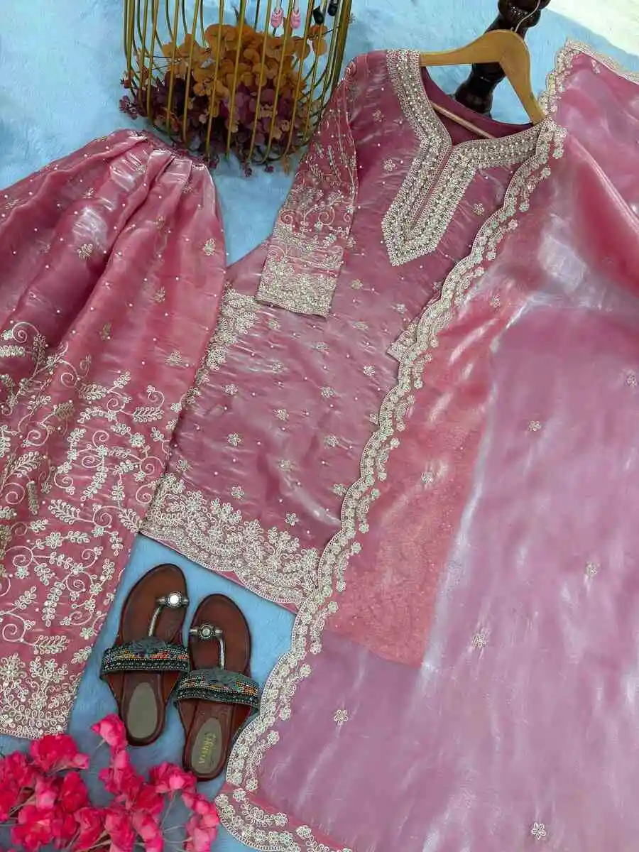 1RICH LOOK JIMMY CHOO EMBROIDERY 3MM SEQUENCE & CODING DORI WORK WITH MOTI HAND WORK TOP PALAZZO WITH DUPATTA FESTIVE WEAR WHOLESALE PRICE ETHNIC GARMENT (14).jpg.webp