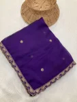1RICH LOOK RANGOLI SILK EMBROIDERY CUTWORK WORK LACE BORDER WORK SAREE WITH UNSTITCHED BLOUSE PARTY WEAR WHOLESALE PRICE ETHNIC GARMENT (18)
