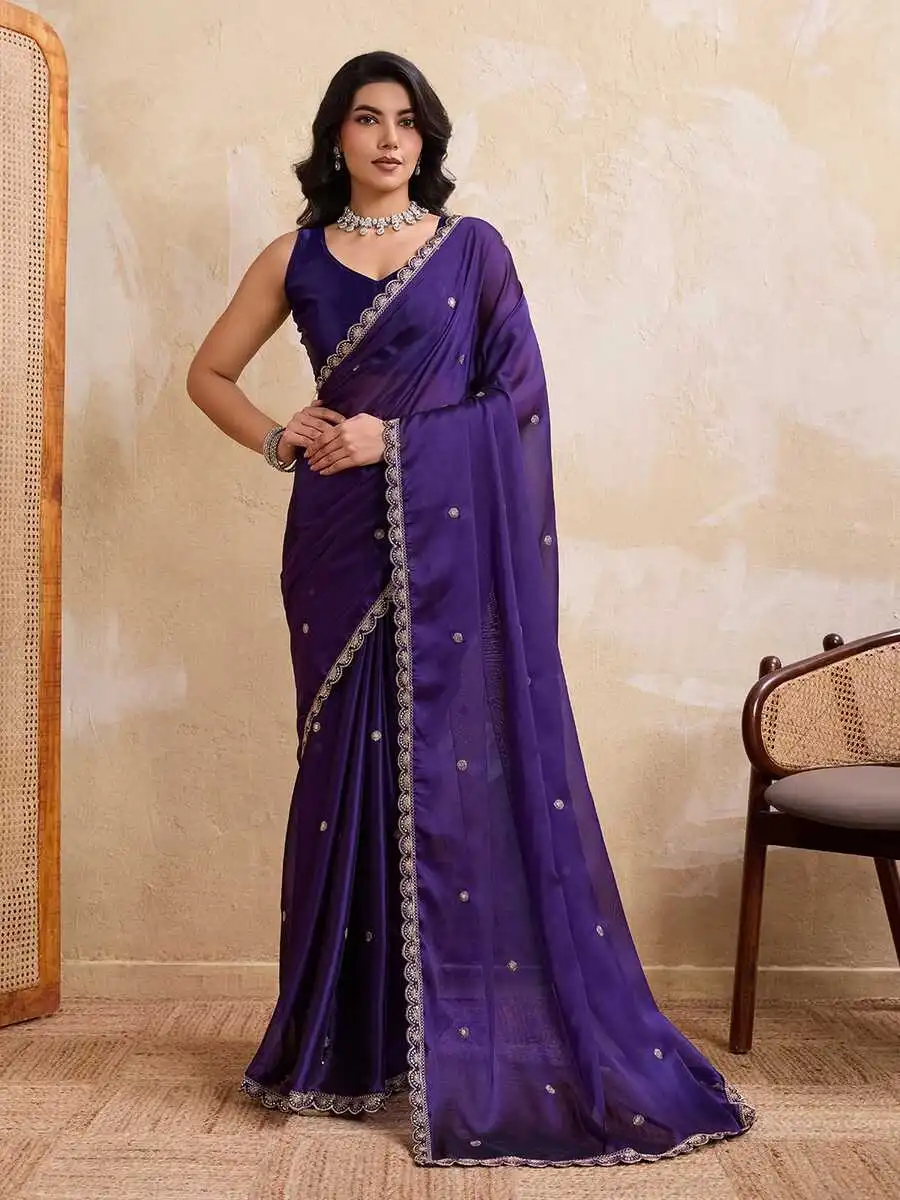 1RICH LOOK RANGOLI SILK EMBROIDERY CUTWORK WORK LACE BORDER WORK SAREE WITH UNSTITCHED BLOUSE PARTY WEAR WHOLESALE PRICE ETHNIC GARMENT (18)