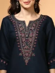1RICH LOOK RAYON EMBROIDERY WORK ONLY KURTI FESTIVE WEAR WHOLESALE PRICE ETHNIC GARMENT (4)