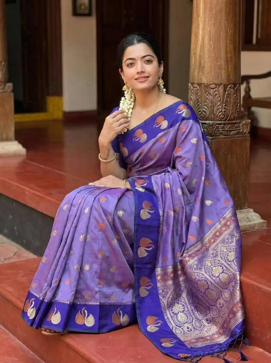 1RICH LOOK SOFT SILK ZARI WORK COPPER & SILVER FANCY BUTTI WITH SATIN BORDER WORK SAREE WITH UNSTITCHED BLOUSE FESTIVE WEAR WHOLESALE PRICE ETHNIC GARMENT (12).jpg.webp