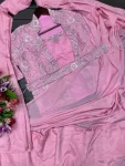 1TRENDING CHINON EMBROIDERY SEQUENCE WORK READY TO WEAR SAREE STITCHED BLOUSE AND KOTI PARTY WEAR WHOLESALE PRICE ETHNIC GARMENT (3)