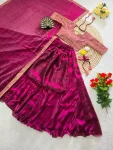 1TRENDING SPACE SILK THREAD & SEQUENCE WORK LEHENGA CHOLI WITH DUPATTA PARTY WEAR WHOLESALE PRICE ETHNIC GARMENT (15)