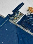 27DESIGNER VICHITRA EMBROIDERY SEQUENCE & THREAD WORK LEHENGA CHOLI WITH DUPATTA WEDDING WEAR WHOLESALE PRICE ETHNIC GARMENT (15)
