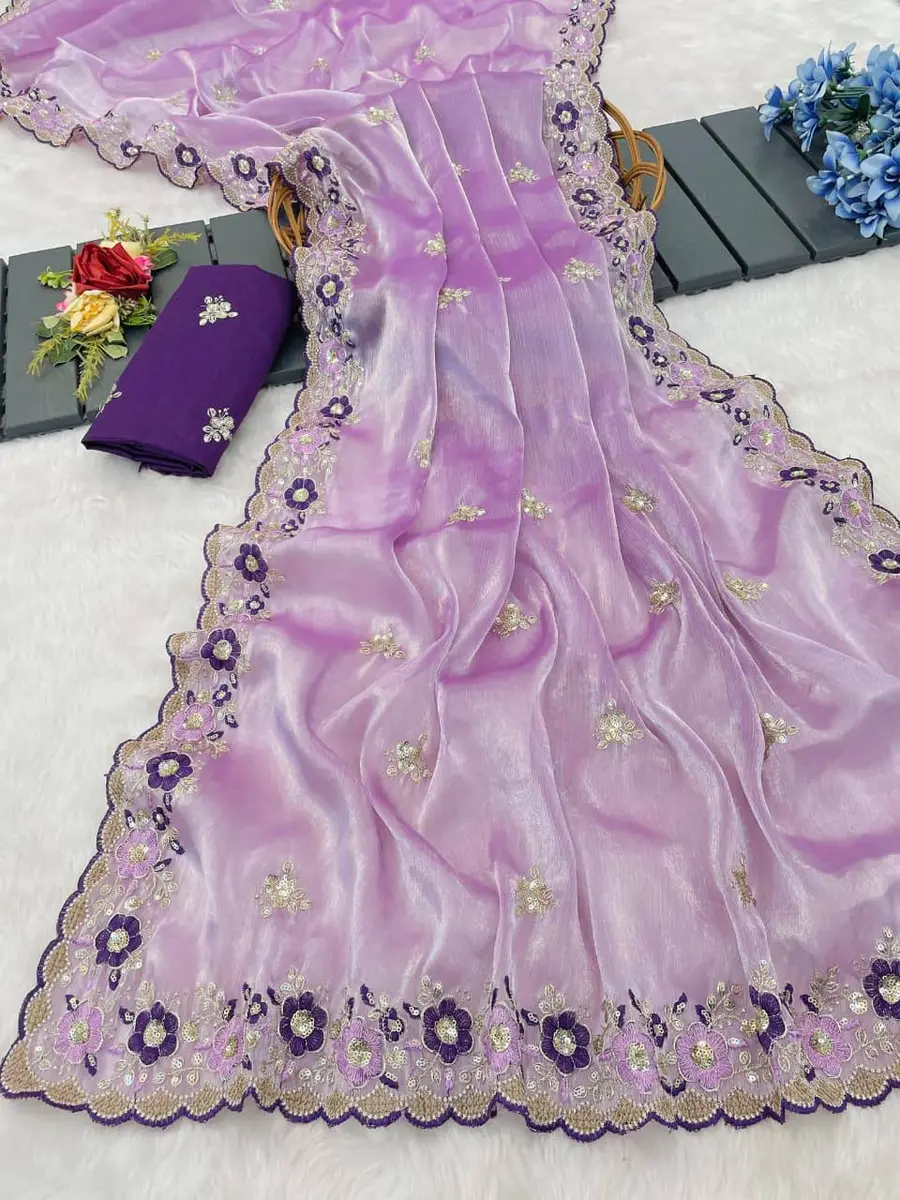 2DESIGNER JC SILK EMBROIDERY WORK AND MULTI THREAD WORK WITH ARCO CUT WORK SAREE WITH UNSTITCHED BLOUSE WEDDING WEAR WHOLESALE PRICE ETHNIC GARMENT (16).webp