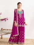 2FANCY CHINON SILK EMBROIDERY CODING SEQUENCE WORK WITH HANDS WORKS MIRROR DIAMOND WORK TOP PALAZZO WITH DUPATTA FESTIVE WEAR WHOLESALE PRICE ETHNIC GARMENT (3).webp