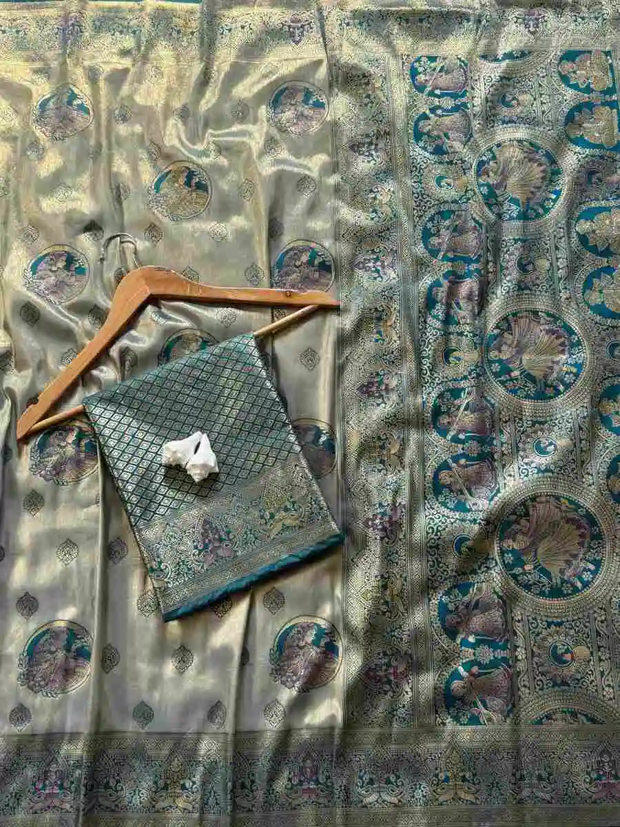 2MODERN SOFT SILK NYLON ZARI WAVING WITH MEENA KARI BORDER , 3D PALLU WORK SAREE WITH UNSTITCHED BLOUSE FESTIVE WEAR WHOLESALE PRICE ETHNIC GARMENT (23).jpg.webp