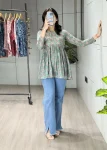 2RICH LOOK CAMBRIC COTTON TRADITIONAL FLORAL PRINTED WORK ONLY TOP DAILY WEAR WHOLESALE PRICE ETHNIC GARMENT (5)