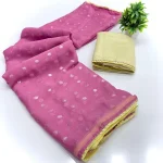 3FANCY MOSS BUTTI SILK ZARI BUTTI WITH CONTRAST PALLU EMBROIDERY THREAD PITTA WORK SAREE WITH UNSTITCHED BLOUSE PARTY WEAR WHOLESALE PRICE ETHNIC GARMENT (4).jpg.webp