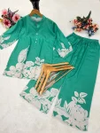 3FANCY RAYON SLUB PRINTED WORK CO-ORD SET DAILY WEAR WHOLESALE PRICE ETHNIC GARMENT (2)