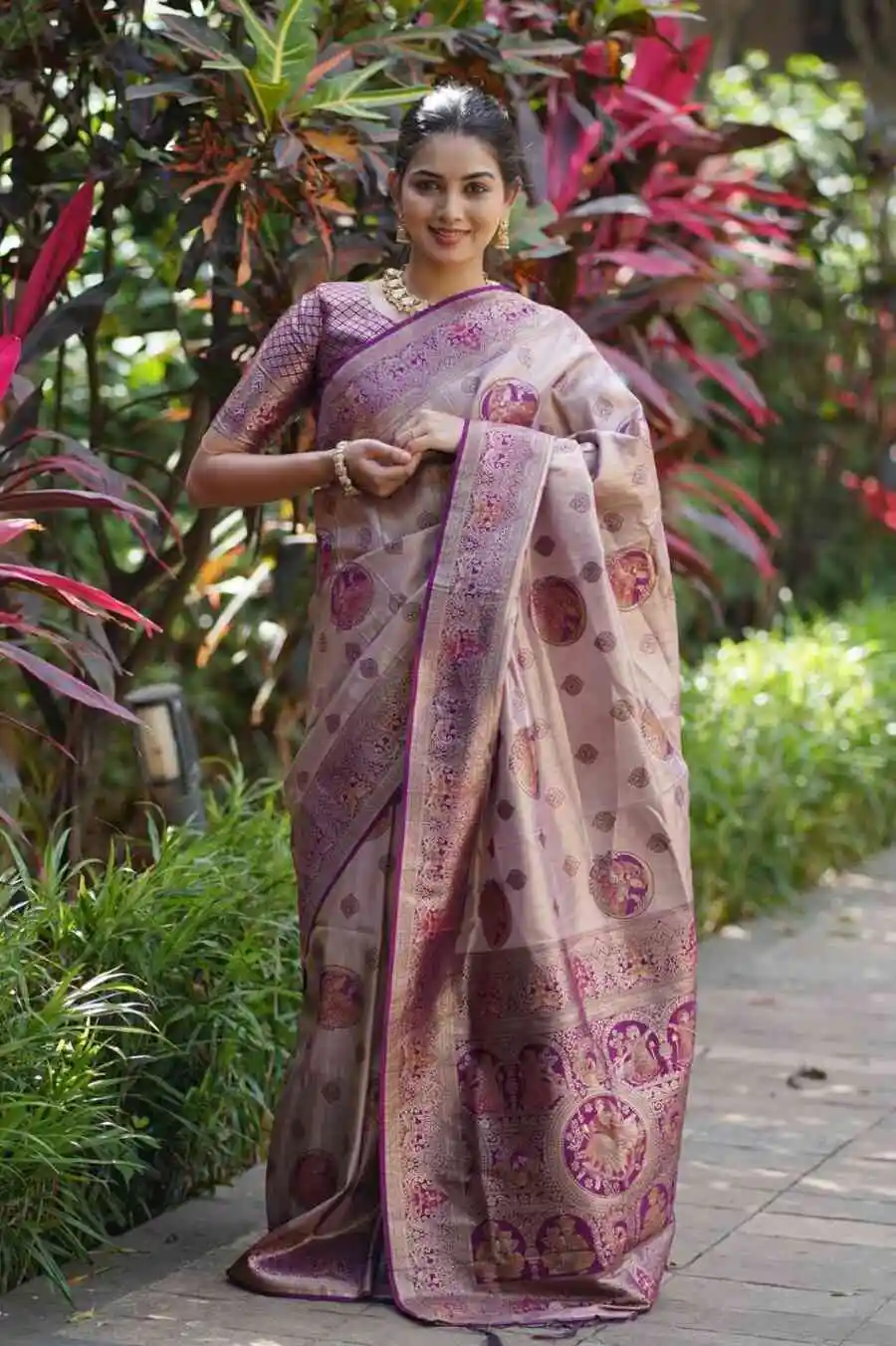 3MODERN SOFT SILK NYLON ZARI WAVING WITH MEENA KARI BORDER , 3D PALLU WORK SAREE WITH UNSTITCHED BLOUSE FESTIVE WEAR WHOLESALE PRICE ETHNIC GARMENT (18).jpg.webp