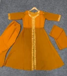 3RICH LOOK GEORGETTE SEQUENCE WORK TOP BOTTOM WITH DUPATTA FESTIVE WEAR WHOLESALE PRICE ETHNIC GARMENT (10)