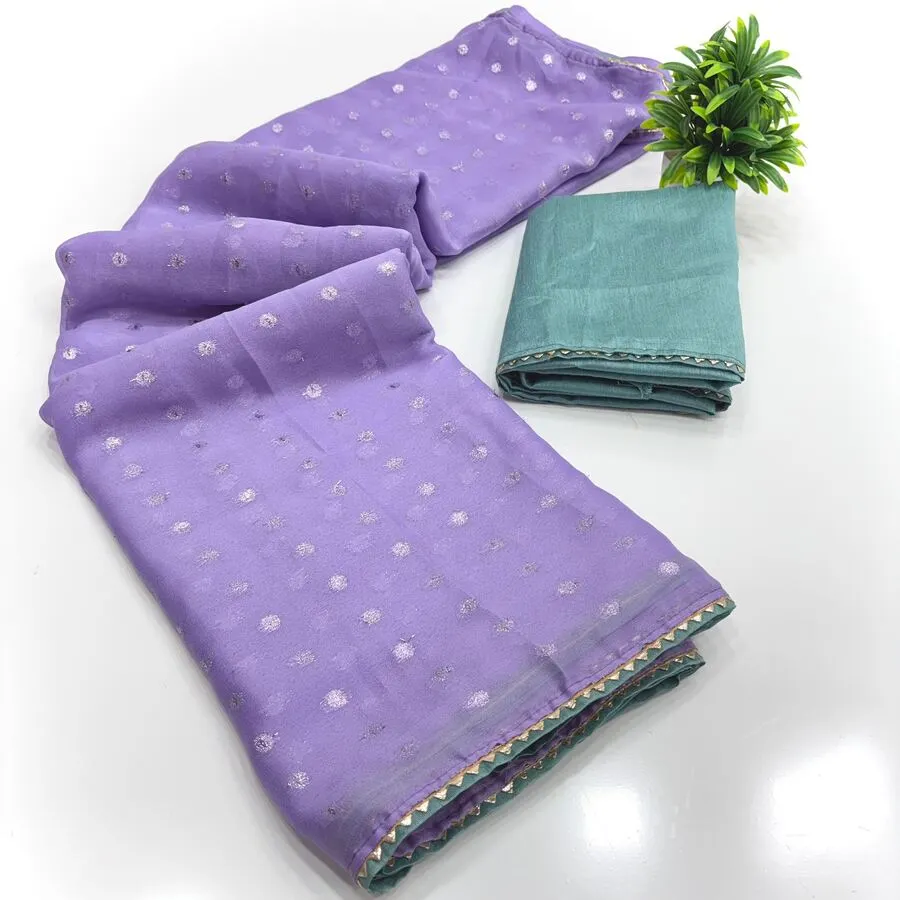 4FANCY MOSS BUTTI SILK ZARI BUTTI WITH CONTRAST PALLU EMBROIDERY THREAD PITTA WORK SAREE WITH UNSTITCHED BLOUSE PARTY WEAR WHOLESALE PRICE ETHNIC GARMENT (7).jpg.webp