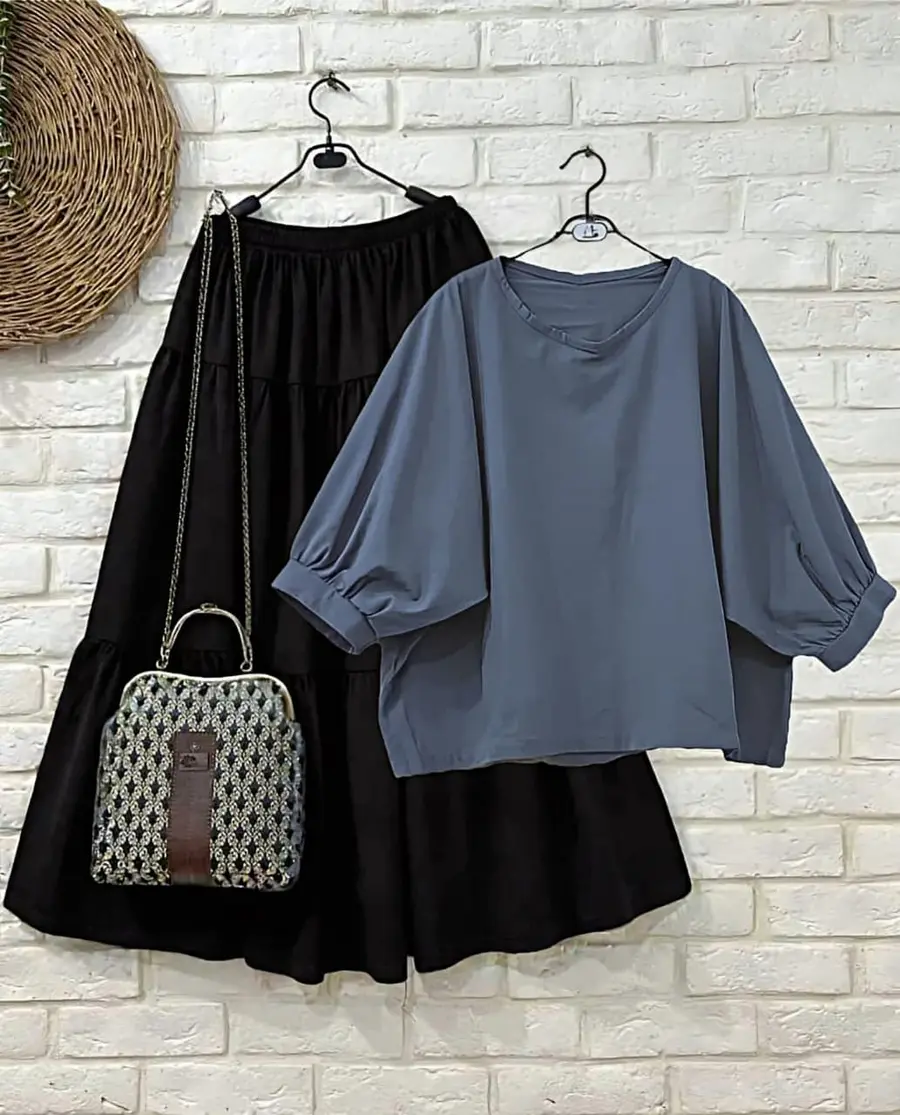 5NEW ARRIVAL RAYON PLAIN TOP WITH LAYER SKIRT DAILY WEAR WHOLESALE PRICE ETHNIC GARMENT (17)
