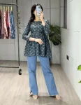 5RICH LOOK CAMBRIC COTTON TRADITIONAL FLORAL PRINTED WORK ONLY TOP DAILY WEAR WHOLESALE PRICE ETHNIC GARMENT (18)
