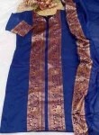 5RICH LOOK KANCHI COTTON JACQUARD WEAVING WORK TOP WITH DUPATTA SET OFFICE WEAR WHOLESALE PRICE ETHNIC GARMENT (11)