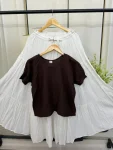 6NEW ARRIVAL RAYON PLAIN TOP WITH LAYER SKIRT DAILY WEAR WHOLESALE PRICE ETHNIC GARMENT (16)