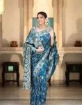 7ATTRACTIVE LICHI SILK JACQUARD WORK SAREE WITH UNSTITCHED BLOUSE FESTIVE WEAR WHOLESALE PRICE ETHNIC GARMENT (26)