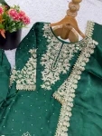 9DESIGNER GMY SILK EMBROIDERY CODING SEQUENCE WITH MOTI WORK TOP PALAZZO WITH DUPATTA WEDDING WEAR WHOLESALE PRICE ETHNIC GARMENT (14)