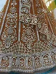 AATRACTIVE BUTTURFLY NET SEQUENCE AND CODING EMBROIDERY WORK LEHENGA CHOLI WITH DUPATTA WEDDING WEAR WHOLESALE PRICE ETHNIC GARMENT (4)