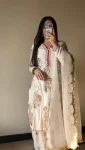DESIGNER CHINON SILK EMBROIDERY SEQUENCE WORK TOP PALAZZO WITH DUPATTA FESTIVE WEAR WHOLESALE PRICE ETHNIC GARMENT (3)