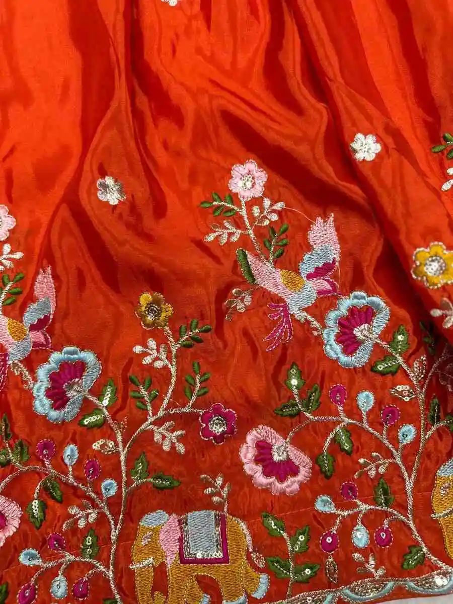 DESIGNER CREPE EMBROIDERY SEQUENCE WORK GOWN WITH KOTI FESTIVE WEAR WHOLESALE PRICE ETHNIC GARMENT (10)