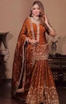 DESIGNER FENDY SILK EMBROIDERY SEQUENCE WORK TOP SHARARA WITH DUPATTA WEDDING WEAR WHOLESALE PRICE ETHNIC GARMENT (10)